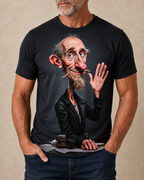 Funny Legendary Old Man Graphic Print Tee