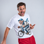 Legendary Old Man Cycling Graphic Tee