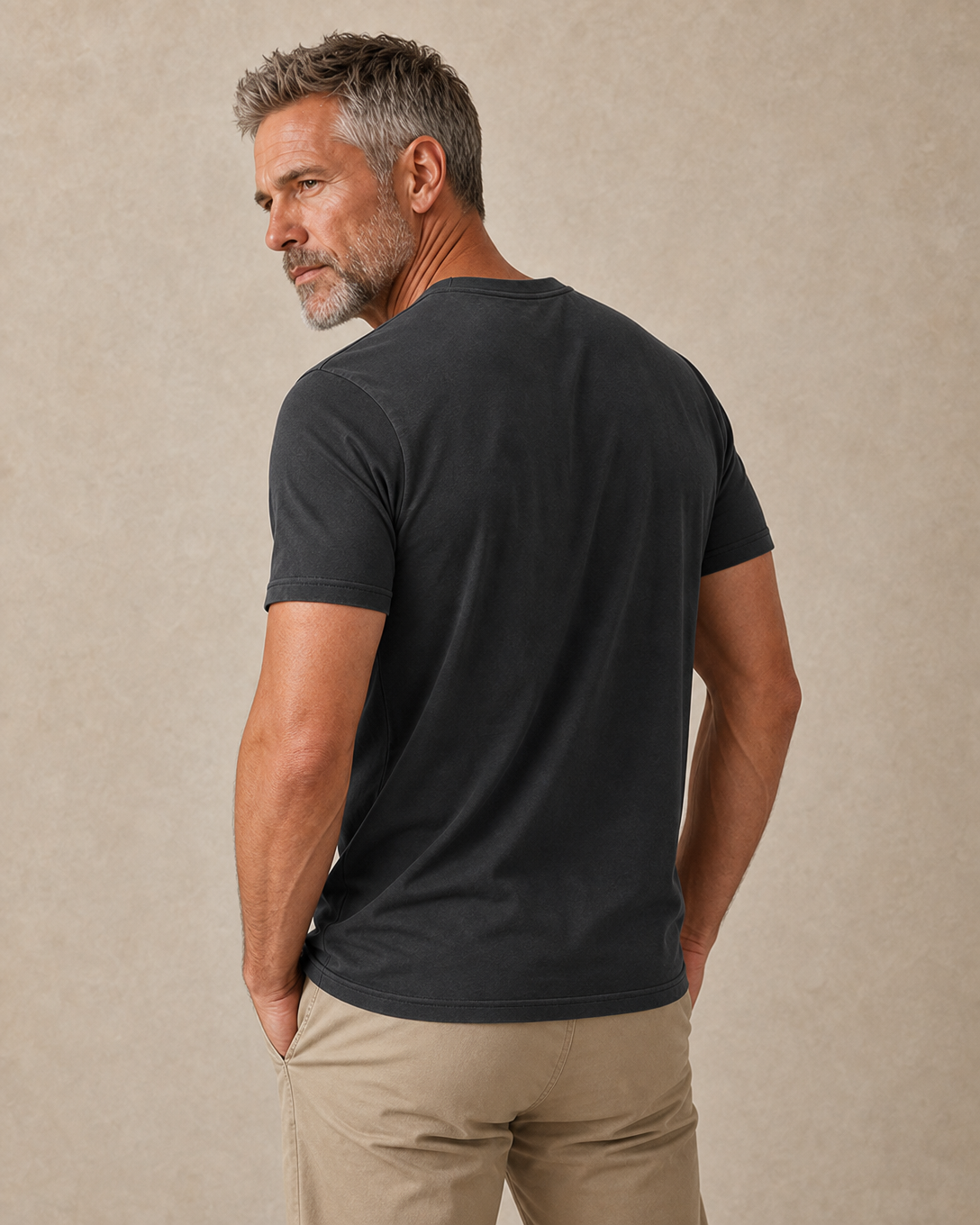Legendary Funny Old Man Graphic Print Tee