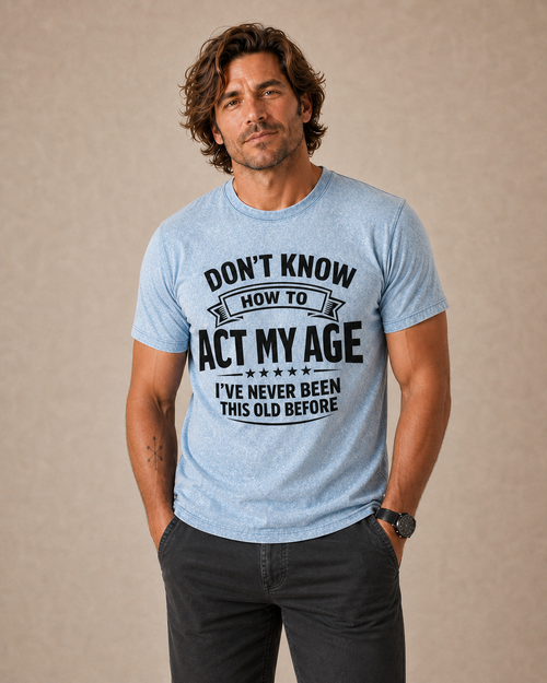 Age Mastery Humorous Graphic Shirt Tee