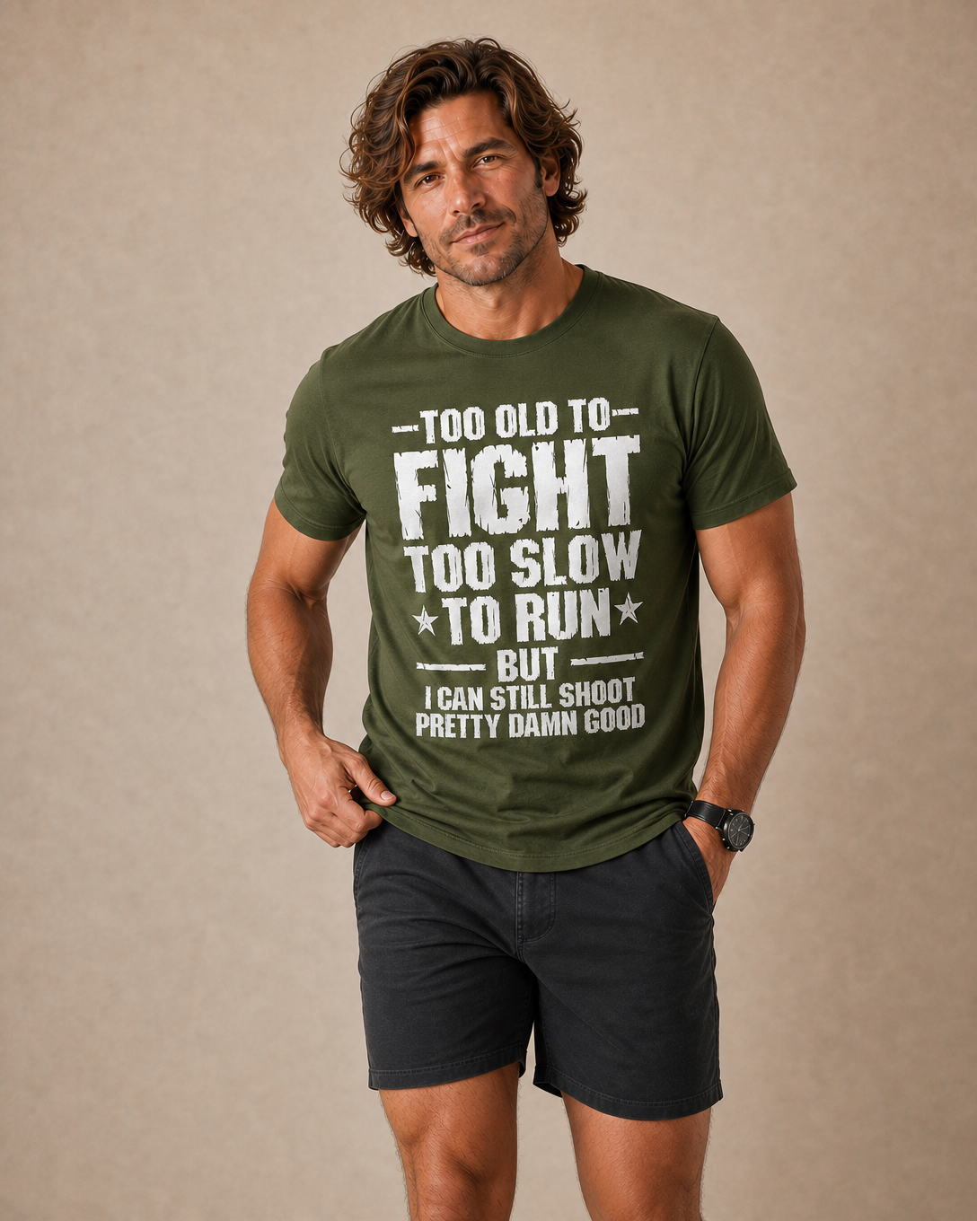 Age Warrior Funny Graphic Classic Tee