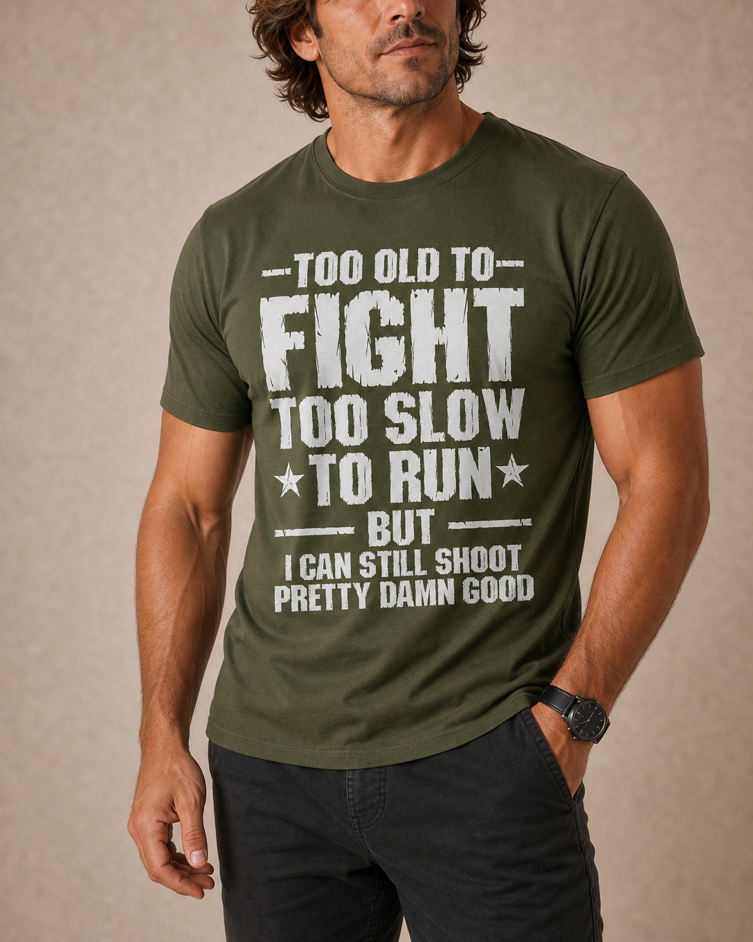 Age Warrior Funny Graphic Classic Tee