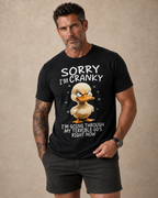 Grumpy Old Bastard Warning Graphic Tee