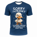 Grumpy Old Bastard Warning Graphic Tee