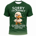 Grumpy Old Bastard Warning Graphic Tee