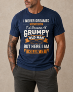 Danger Grumpy Old Man Warning Graphic Tee