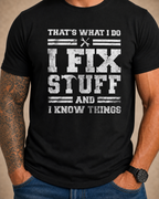 Handyman Fix Stuff Knowledge Graphic Shirt
