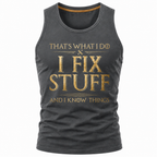 Handy Dad Knowledge Humor Graphic Tee