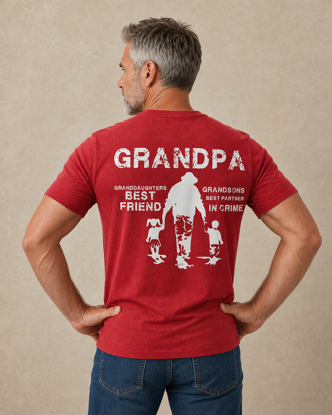 Grandpa Partner In Crime Graphic Shirt