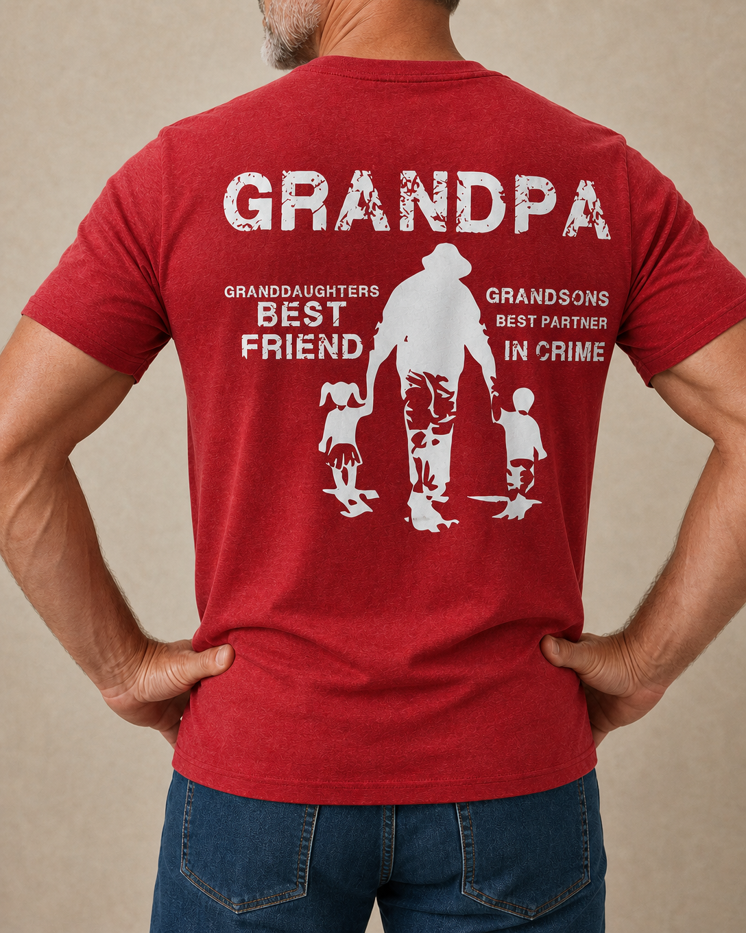 Grandpa Partner In Crime Graphic Shirt