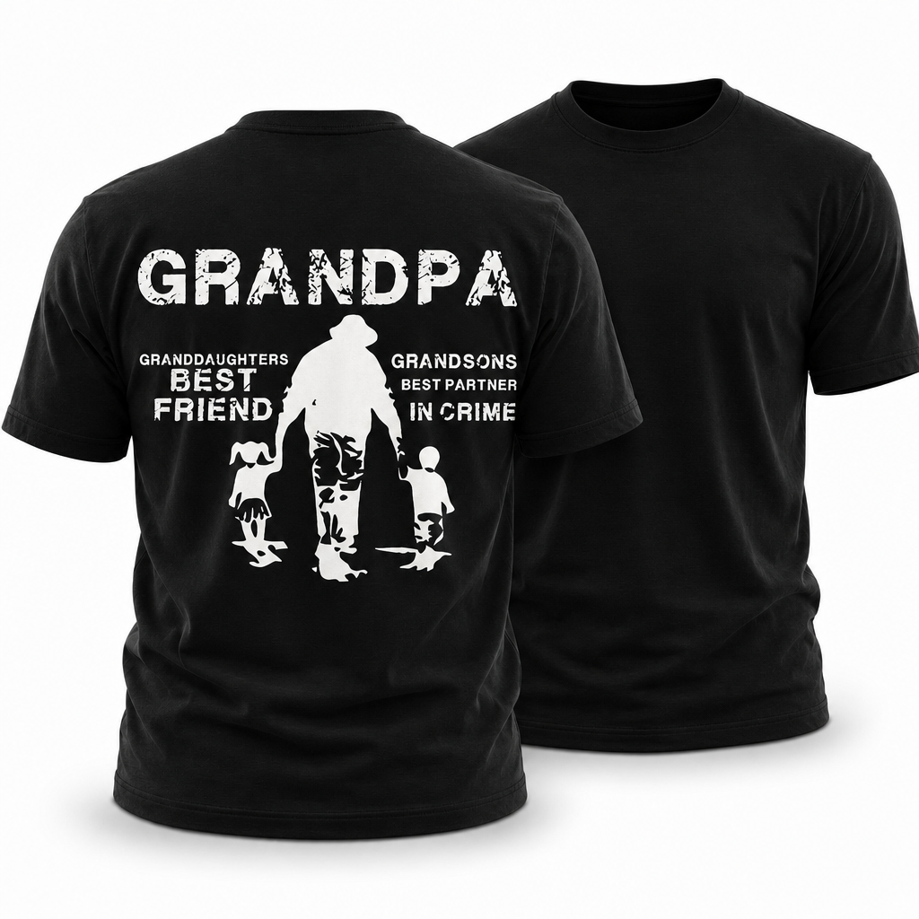 Grandpa Partner In Crime Graphic Shirt