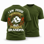 Proud Grandpa Family Statement Graphic Shirt