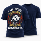 Proud Grandpa Family Statement Graphic Shirt