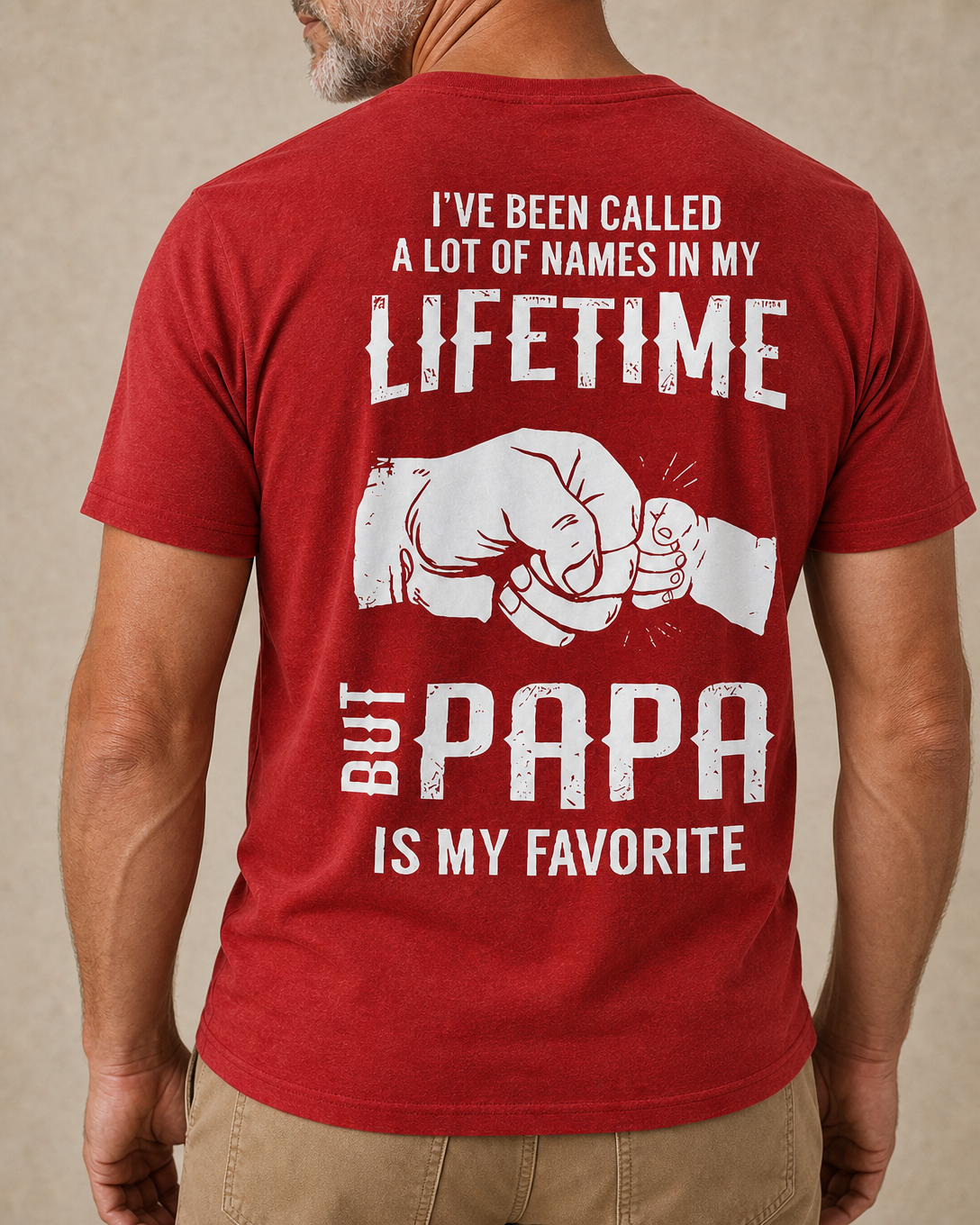 Papa Is My Favorite Graphic Dad Shirt