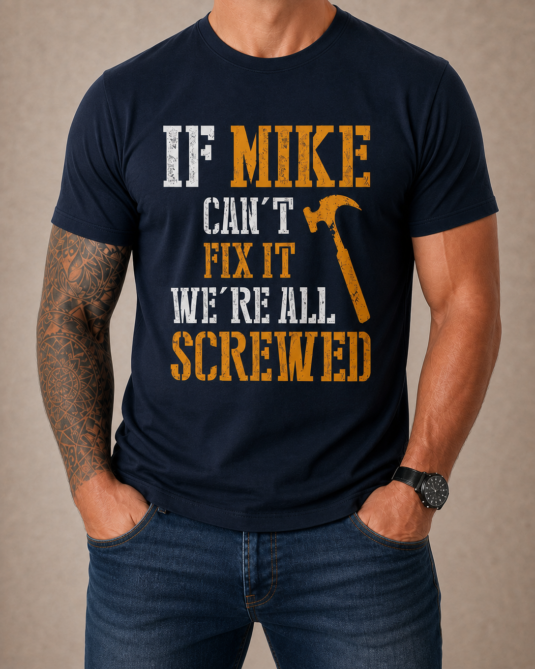 Mike Can Fix Anything Funny Graphic Shirt