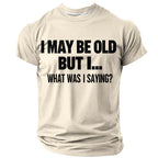 Old Man Humor Classic Aging Graphic Short Sleeve Tee