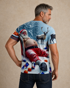 Santa Claus Legendary Old Man Holiday Graphic Tee Shirt