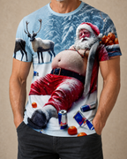 Santa Claus Legendary Old Man Holiday Graphic Tee Shirt