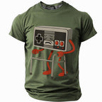 Retro Gaming Controller Walker Funny Old Gamer Graphic Tee