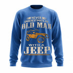 Old Man Jeep Off Road Enthusiast Graphic Sweatshirt Gift