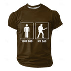 Dad Guitar Player Comparison Graphic Tee
