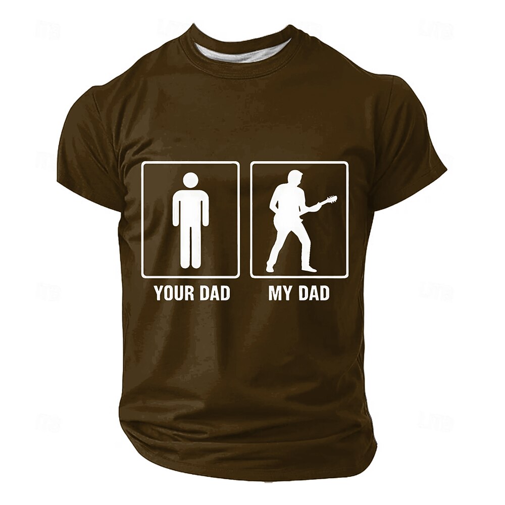Dad Guitar Player Comparison Graphic Tee
