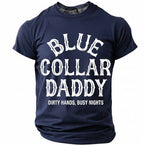 Blue Collar Daddy Work Graphic Shirt
