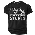 Old Man Road Rider Funny 3D Graphic Print Tee