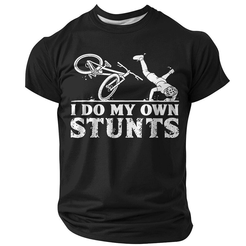 Old Man Road Rider Funny 3D Graphic Print Tee