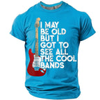 Old Man Saw Cool Bands Rock Music Graphic Tee