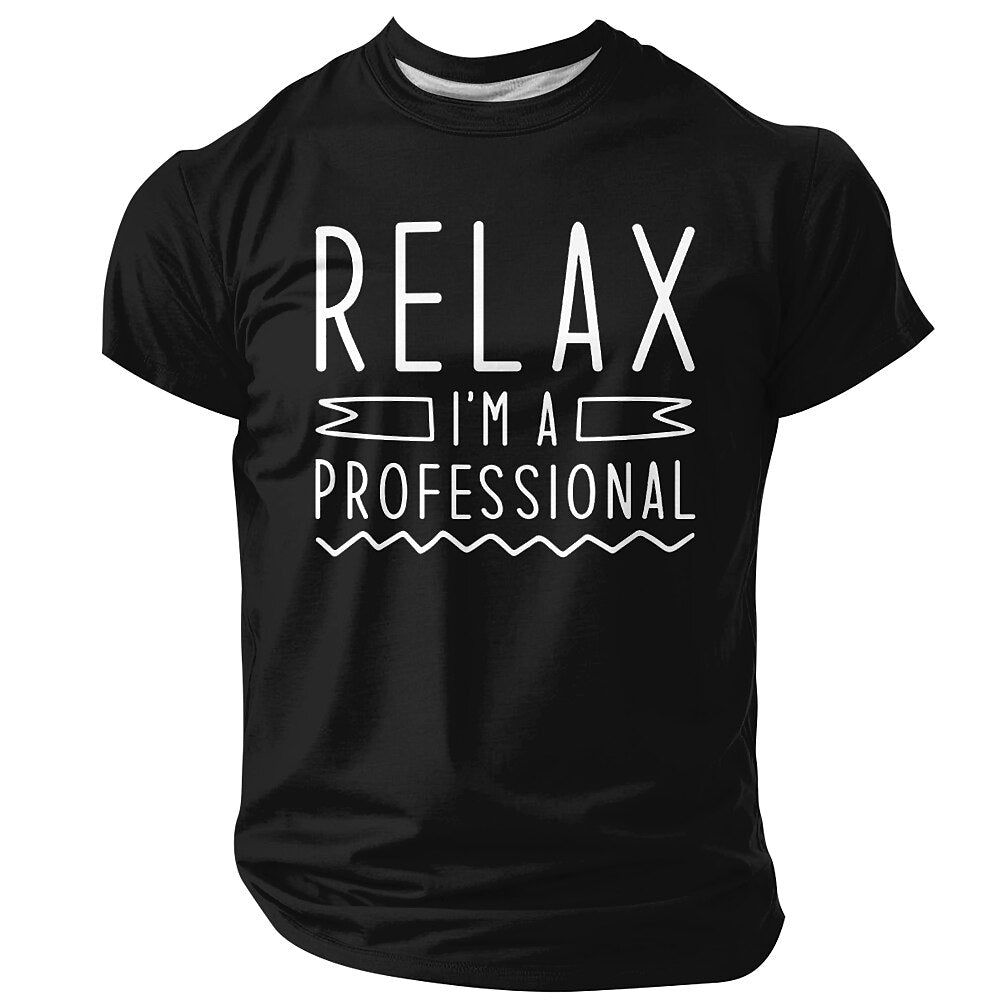 Relax Professional Funny Sarcastic Work Humor Retirement Graphic Tee