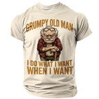 Old Man Legend Funny Aging Graphic Daily Street Tee