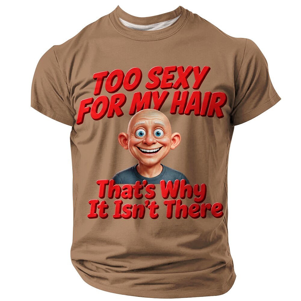 Old Man Character Funny Aging Graphic Everyday Street Tee