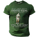 Eighties Golfer Legend Funny Graphic Sports Tee
