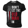 Old Man Patriotic Statement Graphic Tee
