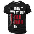 Old Man Patriotic Statement Graphic Tee
