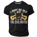 Cool Bands Vintage Guitar Graphic Tee