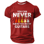 Funny Guitar Slang Music Lover Graphic Short Sleeve Tee