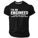 Engineer Never Wrong Save Time Funny Quote Graphic Tee