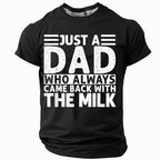 Milk Run Dad  Classic Humor Graphic Shirt