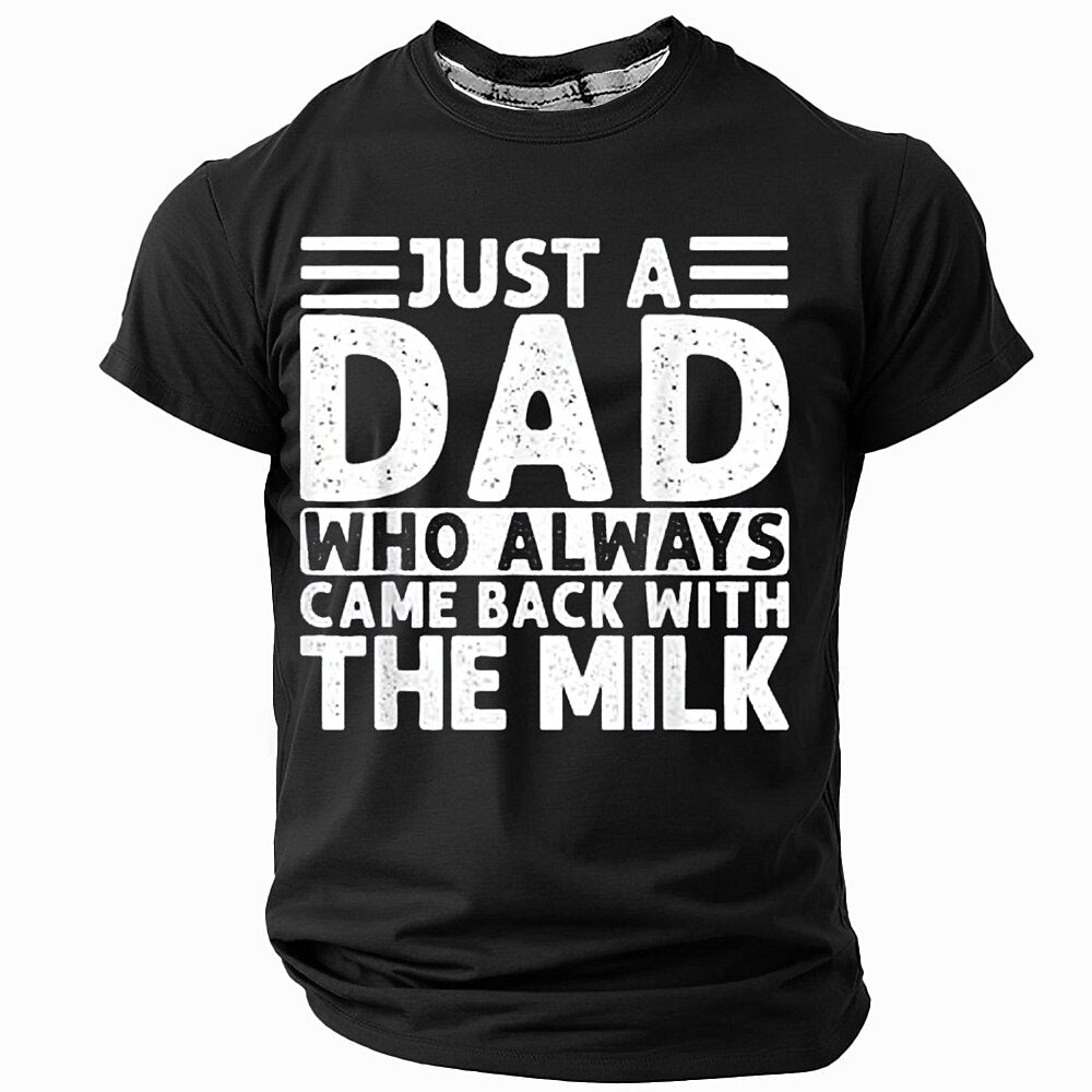 Milk Run Dad  Classic Humor Graphic Shirt