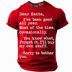 Dear Santa Ill Buy My Own Stuff Christmas Tee