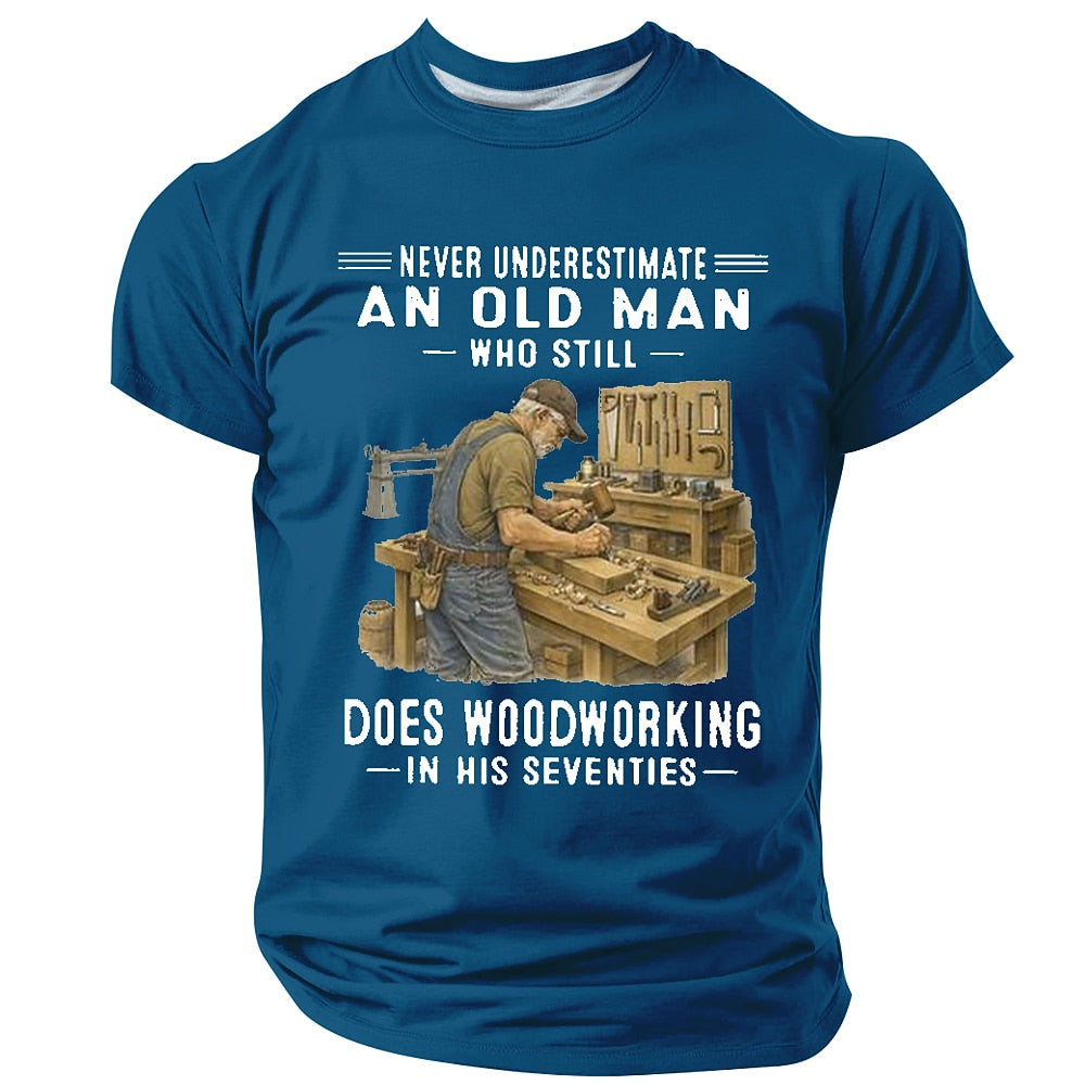 Legendary Grandpa Warning Graphic Tee Tee