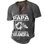 Called Papa Too Cool To Be Grandpa Graphic Tee