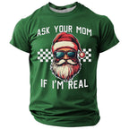 Santa Claus Christmas Gift Quote Graphic Short Sleeve Tee
