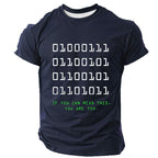 Funny Binary Code Geek Dad Graphic Shirt