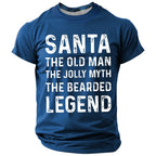 Funny Santa Claus Christmas Gift Graphic Short Sleeve Tee