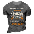 Danger Grumpy Old Man Warning Graphic Tee