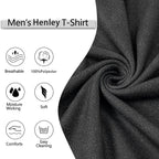 Funny Slang Old Man Casual Henley Graphic Print Tee