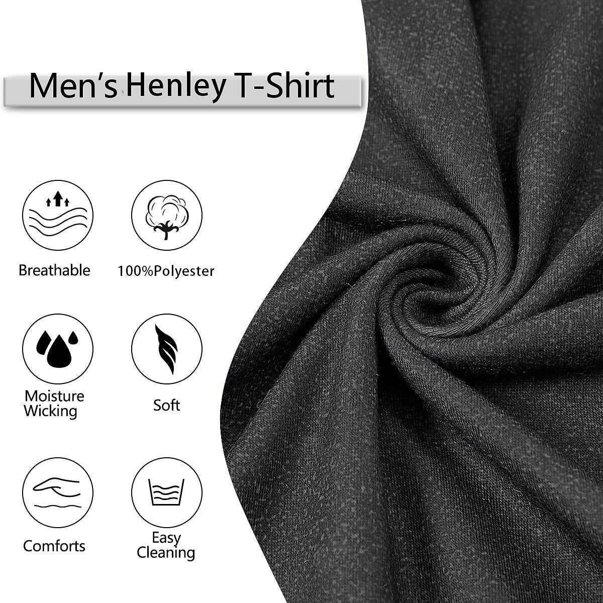 Funny Slang Old Man Casual Henley Graphic Print Tee